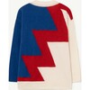 Tricolor Bull Sweater Blue Logo - Sweaters - 3