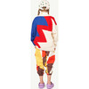 Tricolor Bull Sweater Blue Logo - Sweaters - 4