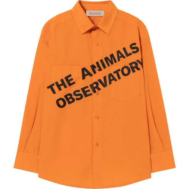 Wolf Shirt Orange The Animals Observatory