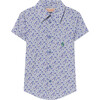 Kangaroo Kids Shirt Blue Flowers - Shirts - 1 - thumbnail