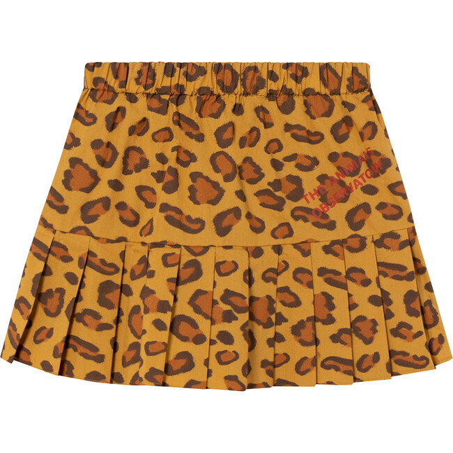 Bird Kids Skirt Yellow Leopard