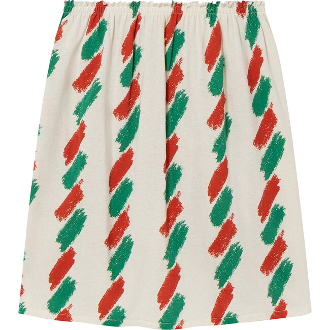 Slug Kids Skirt White Stripes Bicolor