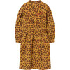 Tortoise Kids Dress Yellow Leopard - Dresses - 1 - thumbnail