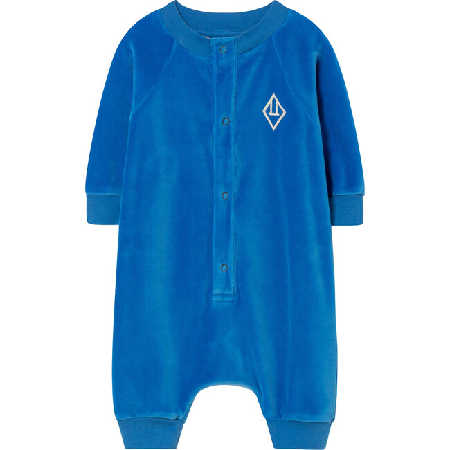 Lamb Baby Jumpsuit Blue Logo
