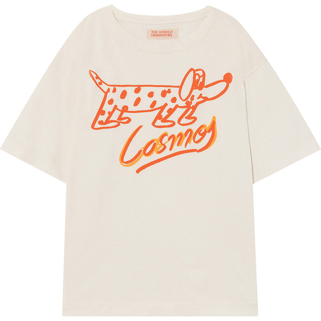 Rooster Oversize T-Shirt White Dog