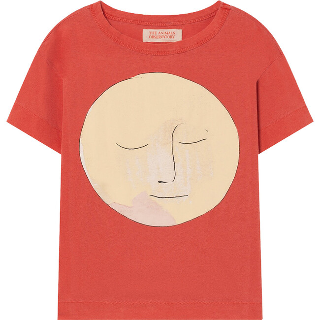 Rooster T-Shirt Red Moon
