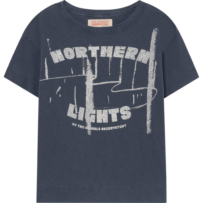 Rooster T-Shirt Deep Blue Northern Lights