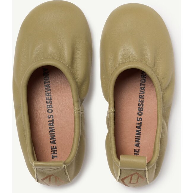 Donkey Kids Shoes Military Green Logo - Flats - 3