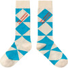 Worm Kids Socks Blue The Animals Observatory - Socks - 1 - thumbnail