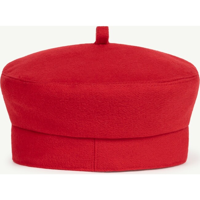 Felt Beret Kids Hat Red - Hats - 3