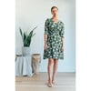 Women's The Mila Midi, Green Painting - Dresses - 2