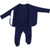 Bonsie Baby Footie, Midnight - Footie Pajamas - 3