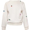 Kids Mini Sprinkle Classic Crew Sweatshirt, Cream - Sweatshirts - 1 - thumbnail