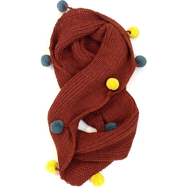 Double Wrap Scarf, Rust