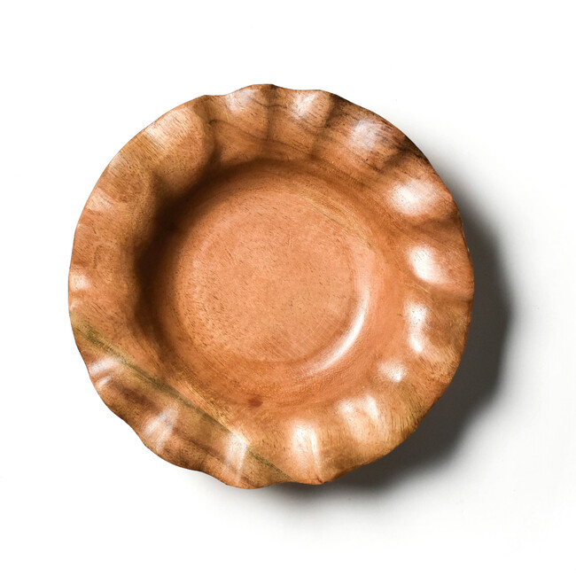 Fundamental Wood Ruffle Small Bowl - Tabletop - 1