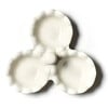 Signature White Ruffle Three Bowl Server - Tabletop - 1 - thumbnail