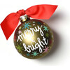 Merry and Bright Stars Glass Ornament - Ornaments - 2 - thumbnail