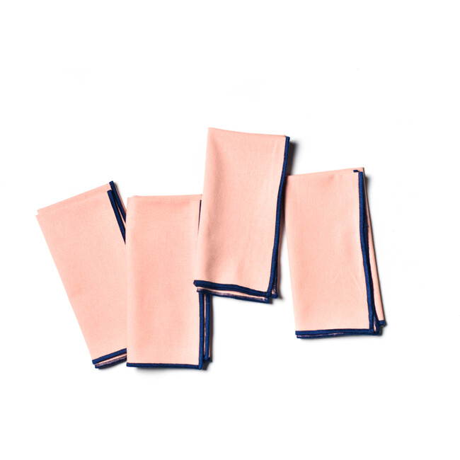 Color Block Provence and Navy Napkin, Set of 4 - Tabletop - 1