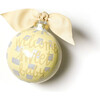 Welcome Sweet Baby Gingham Glass Ornament - Ornaments - 2 - thumbnail