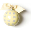 Welcome Sweet Baby Gingham Glass Ornament - Ornaments - 3 - thumbnail