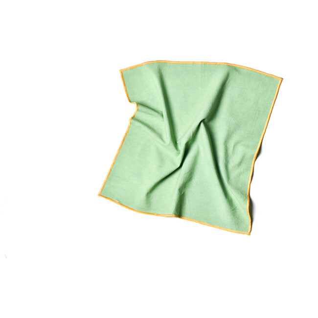 Color Block Sage and Brass Napkin, Set of 4