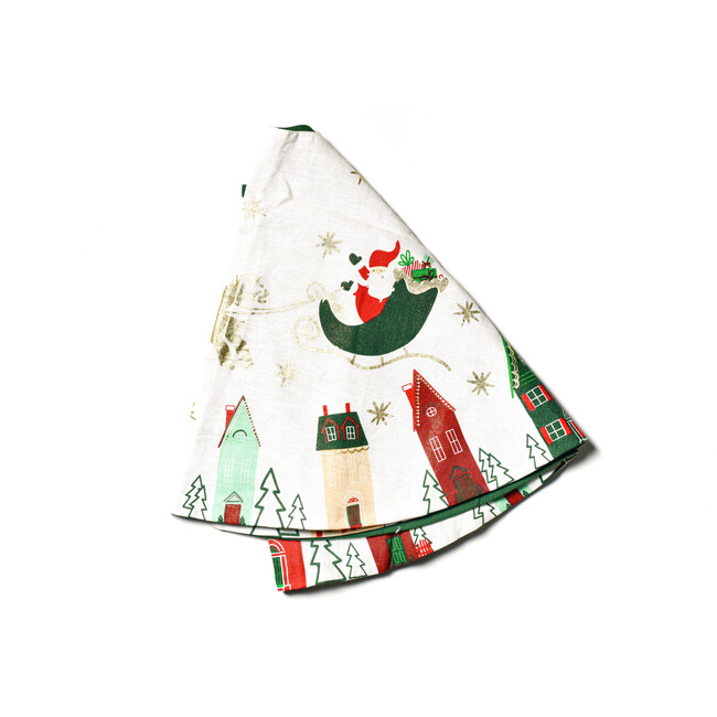Flying Santa Tree Skirt