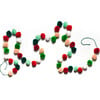 Christmas in the Village Pom Pom Garland - Garlands - 1 - thumbnail