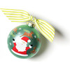 Christmas Calling Reindeer Glass Ornament - Ornaments - 2 - thumbnail