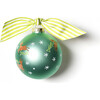 Christmas Calling Reindeer Glass Ornament - Ornaments - 3 - thumbnail