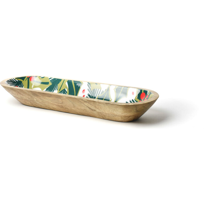 Balsam and Berry Holly Wooden Dough Bowl