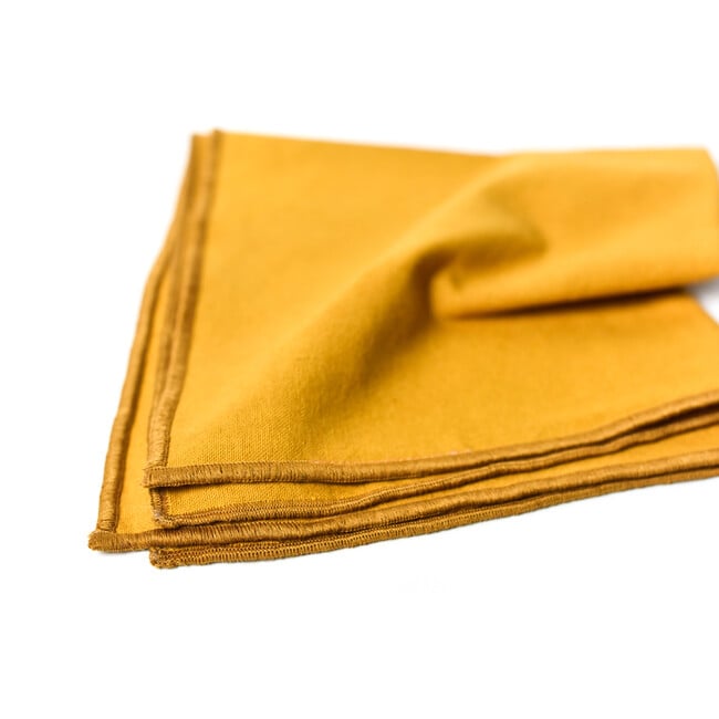 Color Block Brass Napkin, Set of 4 - Tabletop - 4