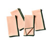 Color Block Blush and Pine Napkin, Set of 4 - Tabletop - 5 - thumbnail