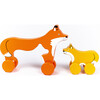 Mommy and Baby Rolling Toy, Fox - Push & Pull - 1 - thumbnail
