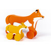 Mommy and Baby Rolling Toy, Fox - Push & Pull - 2