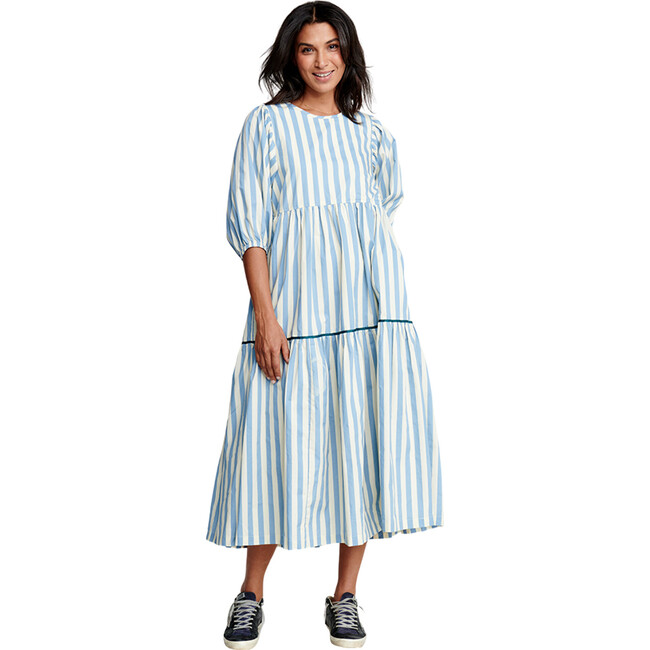 Women's Maribelle Dress, Sky Stripe