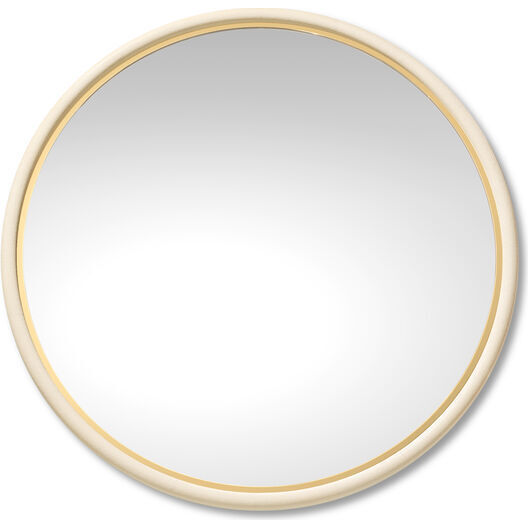 Shagreen Wall Mirror, Cream - Accents - 1