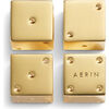 Set of 4 Karl Dice Set, Gold - Accents - 1 - thumbnail