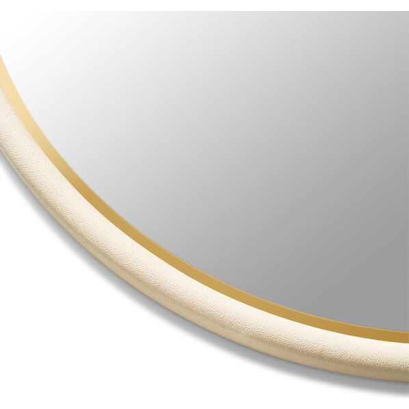 Shagreen Wall Mirror, Cream - Accents - 3