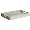 Modern Shagreen Desk Tray, Dove - Accents - 1 - thumbnail