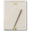 Piero Leather Frame, Shadow White - Frames - 2