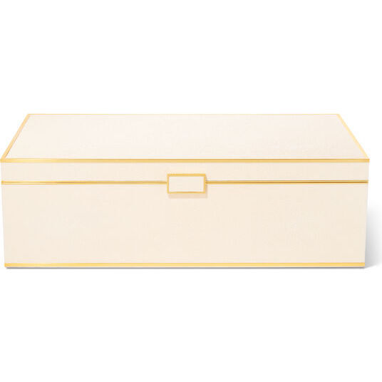 Classic Shagreen Game Box, Cream - Accents - 5