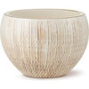 Amelie Small Cachepot, White and Gold - Accents - 1 - thumbnail