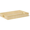 Colette Cane Butler Tray, Natural and Brass - Accents - 1 - thumbnail
