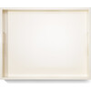 Piero Lacquer Tray, Cream and Brass - Accents - 2