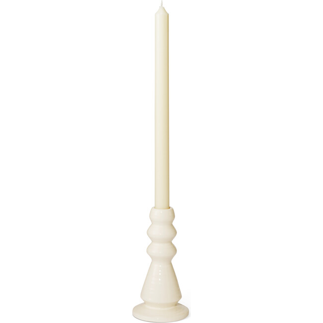 Allette Large Candleholder, Cream - Candles - 2