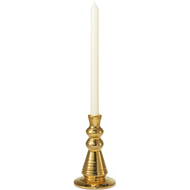 Allette Extra-Large Candleholder, Gold