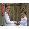 The Organic Long Sleeve Pajama Set, Neon Critters - Pajamas - 2