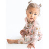 Millie Long Sleeve Ruffled Henley Romper - Rompers - 2