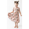 Millie Short Sleeve Henley Twirl Dress - Dresses - 2 - thumbnail