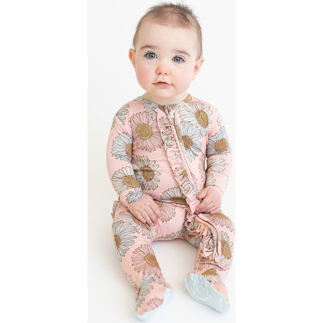 Millie Footie Ruffled Zippered One Piece - Bodysuits - 3
